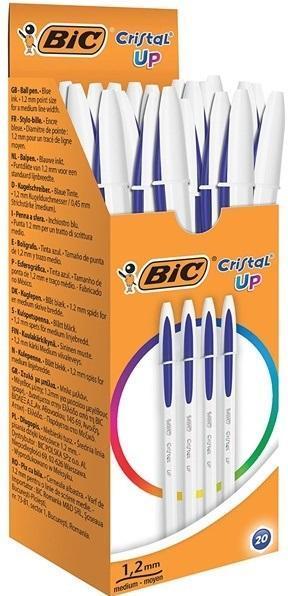 Image du produit Bic Stylo à bille Cristal Up, couleur du trait : bleu, 20 pcs (20x)