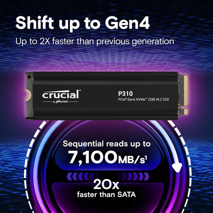 Productafbeelding Crucial P310 (4000 GB, M.2 2280)