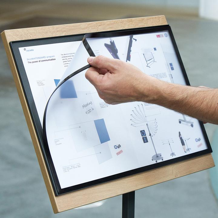 Actual product image Rocada Info display, DIN A4, 132x40x30cm, magnetic (A4)