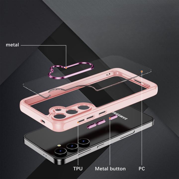 Actual product image Cover-Discount Case with camera protection pink (Samsung Galaxy S24+)