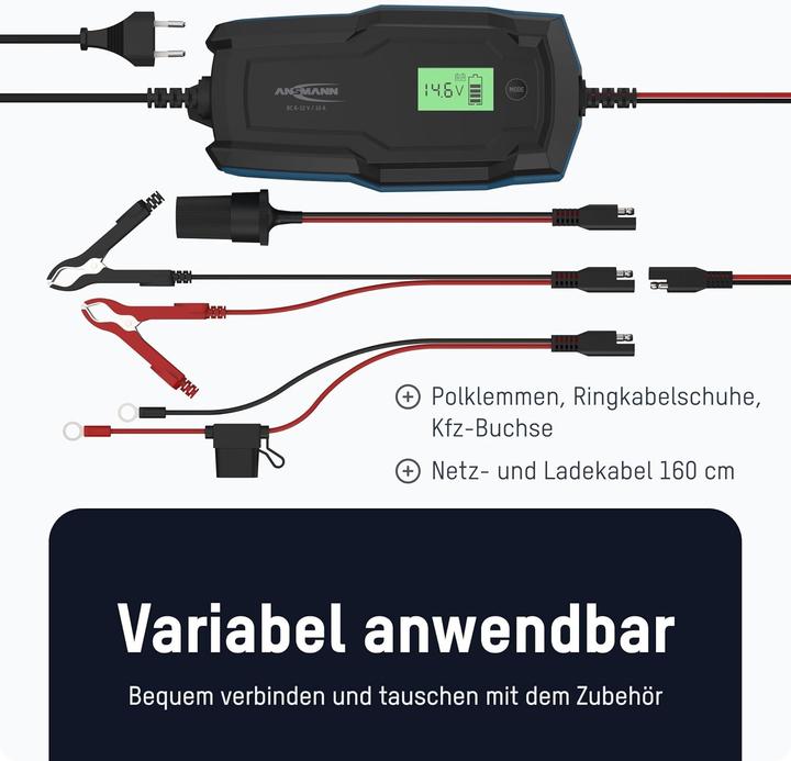 Produktbild Ansmann Ladegerät Bleiakkus BC 6-12V / 10 A (12V, 6V)
