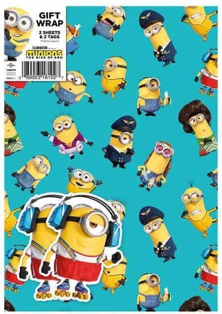 Image du produit Party Delights Papier cadeau Minions (Papier cadeau)