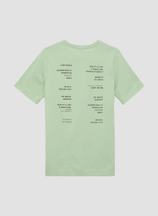 Actual product image S.Oliver T-Shirt Baumwoll-T-Shirt mit Rückenprint (134, 140)