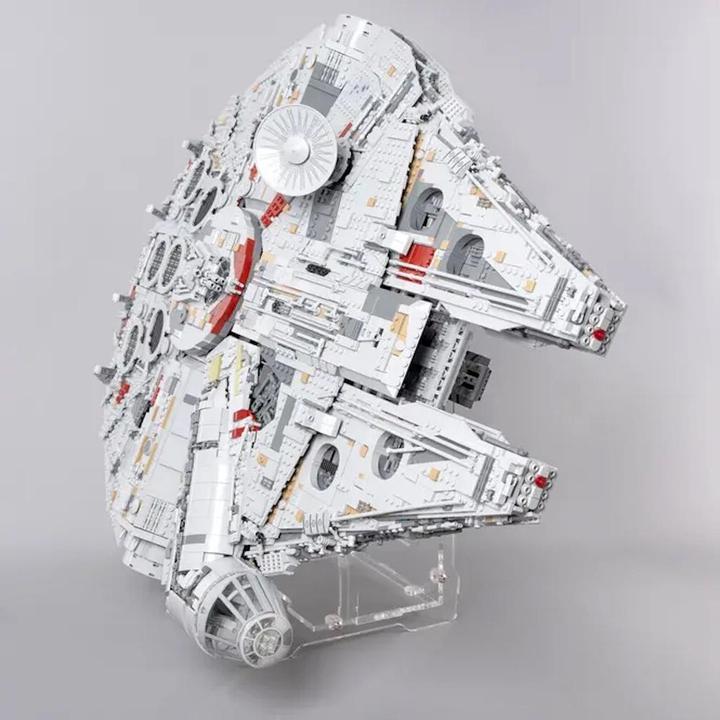Actual product image iDisplayit Acrylic stand 2 in 1 for LEGO® 75192 Star Wars UCS Millennium Falcon