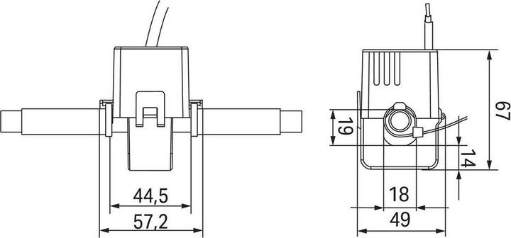 Actual product image Wago Cable conversion current transformer