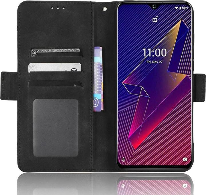 Actual product image Cover-Discount Wiko Power U20 - Case with many card slots (Wiko Power U20)