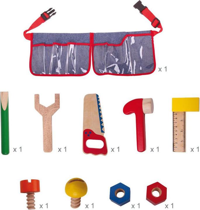 Immagine prodotto Bigjigs Cintura porta attrezzi rossa