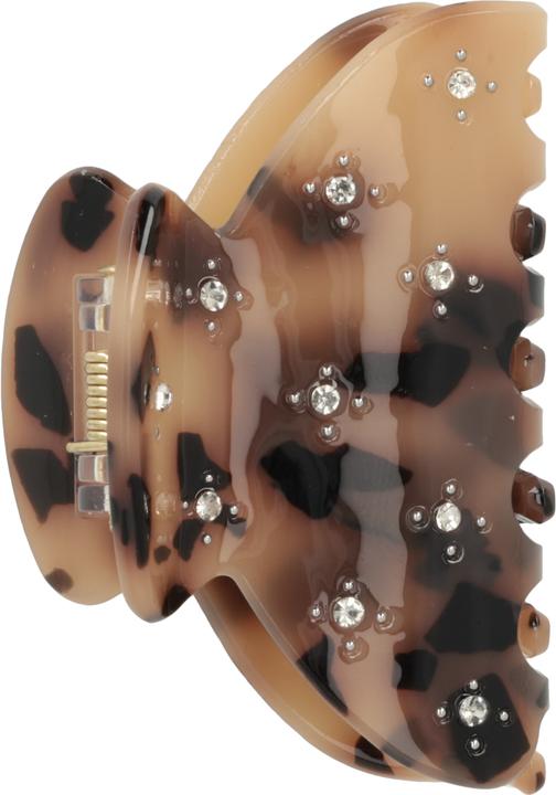 Immagine prodotto Trisa Fashion Haarklammer mit Strass & Scrunchie braun 3 Stk. (Elastico per capelli)