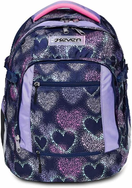 Actual product image Seven Ergonomic Adjustable Dual Backpack with Helmet Holder and Book Support (29 l)