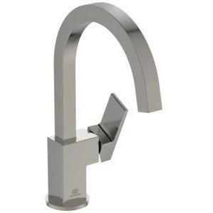 Ideal Standard, Rubinetteria per bagno, IDS Waschtischarmatur EXTRA hoh Ala ohne Ablaufgarnitur silver storm