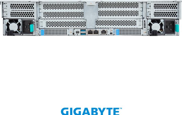 Actual product image Gigabyte R283-S93 2U 5th/4th Gen XEON 12x3.5"/2.5" 2x2400W