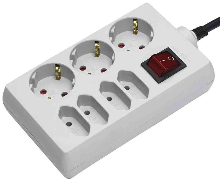 Produktbild Brennenstuhl DUO-Steckdosenleiste, 7 Ausgangsstecker (7 x, CEE 7/3, 1.40 m)