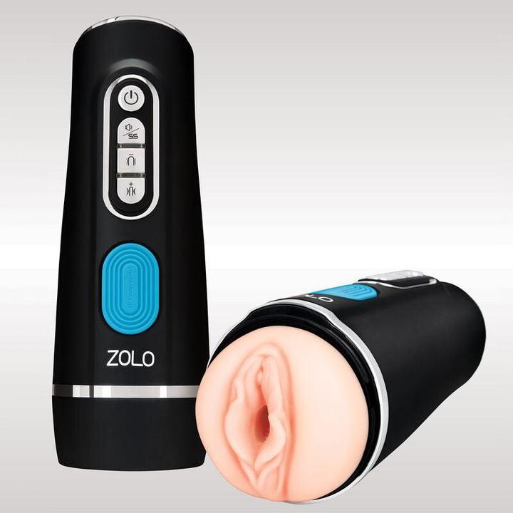 Actual product image Zolo Blow Master Masturbators Flesh 24.8 cm