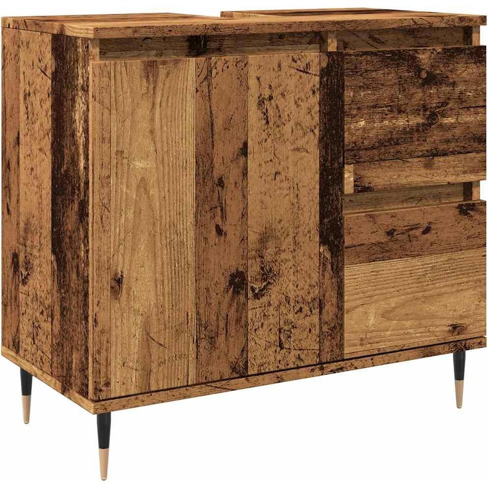 VidaXL, Badezimmerschrank, Badschrank -Optik (65 x 33 x 60 cm)