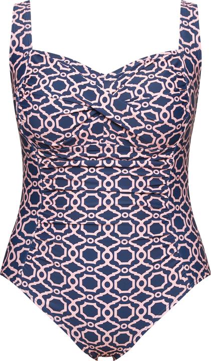 Actual product image Ulla Popken Geometric One Piece Swimsuit (62)