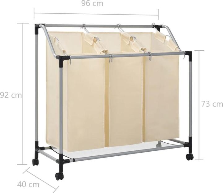 Image du produit vidaXL Wäschesortierer