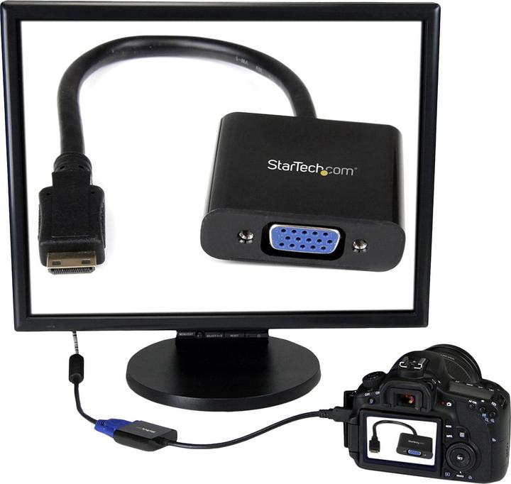 Actual product image StarTech Mini HDMI to VGA adapter (Digital -> Analog)