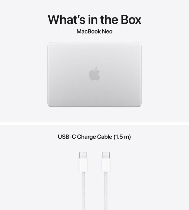Immagine prodotto Apple MacBook Neo - 2026 (13", 256 GB, 8 GB, Svizzera, Apple A18 Pro)