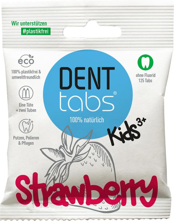 Image du produit Denttabs Fraise sans fluorure
