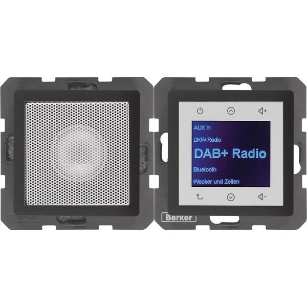 Thumbnail - Berker BERK Radio Touch (DAB+, UKW, Bluetooth), Radio, Grau