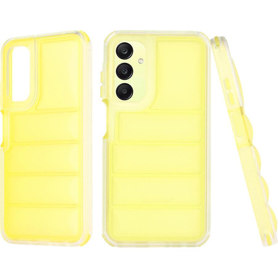 Techsuit - Wave Shield - Samsung Galaxy A25 5G - Yellow (Samsung Galaxy A25 5G), Cover smartphone, Giallo