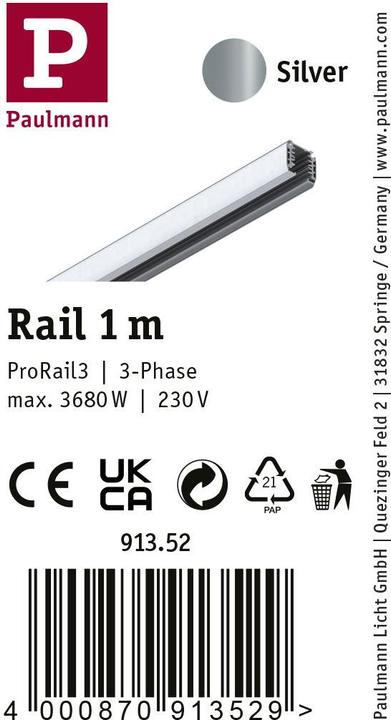 Actual product image Paulmann ProRail3 rail