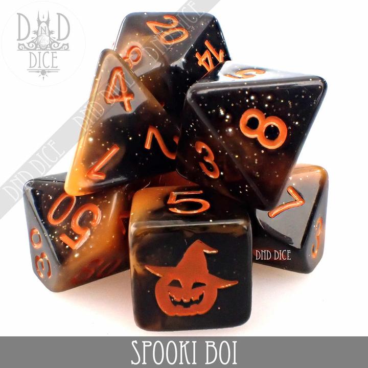 Actual product image DnD Dice Spooki Boi Dice Set