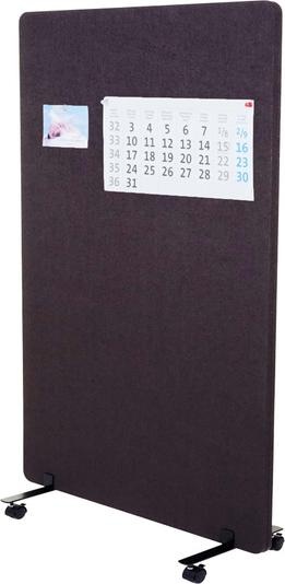 Image du produit Mendler Cloison acoustique, écran de bureau Séparateur de pièce Panneau d'affichage, double paroi