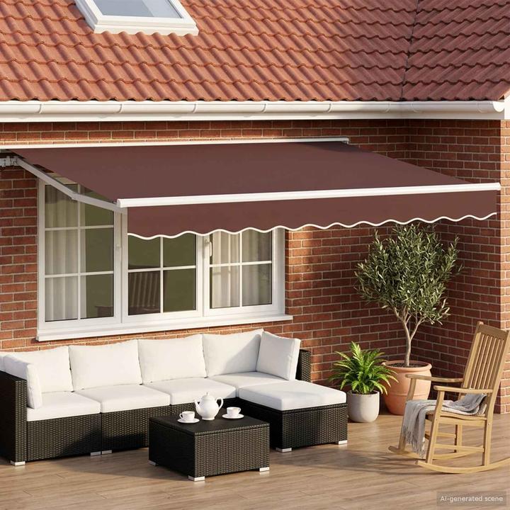 Actual product image vidaXL Einziehbare Markise (2.50 m)