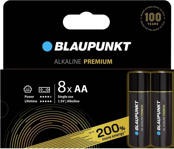 Blaupunkt Mignon (AA)-Batterie Alkali-Mangan 1.5 V 8 St. (8 Stk., AA)