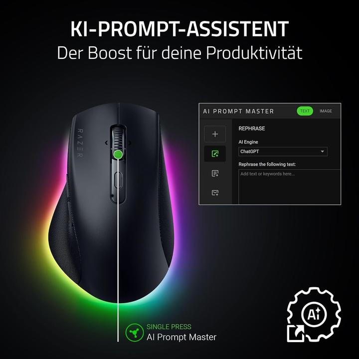 Produktbild Razer Pro Click V2 (Kabelgebunden, Kabellos)