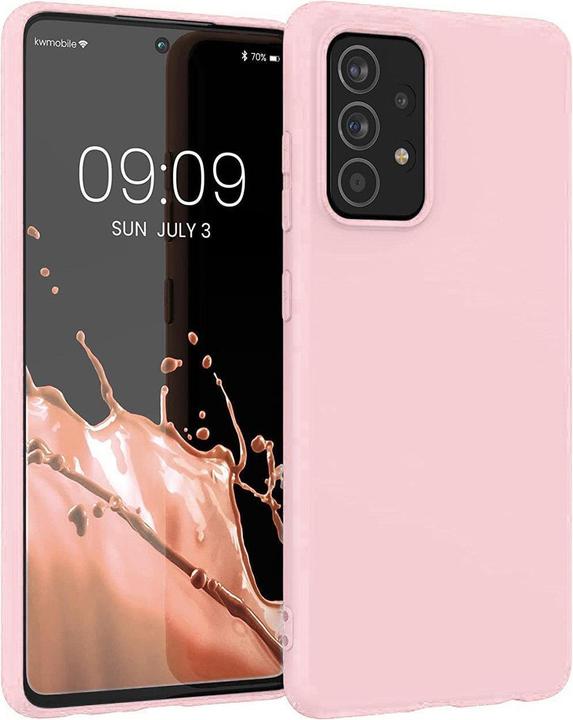 Produktbild Hurtel Silicone Case Flexibel Gummi Handyhülle Silikon Schutzhülle für Samsung Galaxy A22 4G rosa (Samsung Galaxy A22)