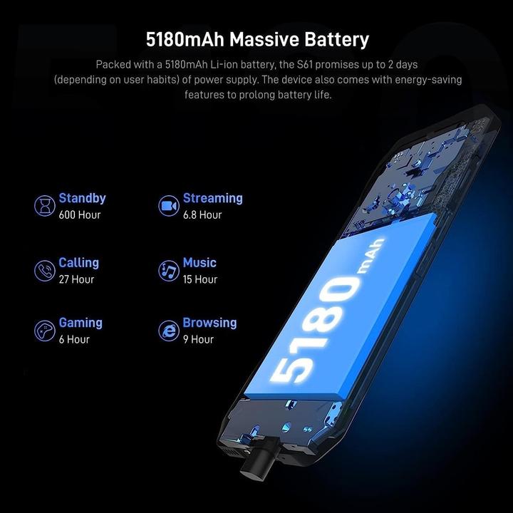 Produktbild Doogee S61 Infrangibile (64 GB, 6", Dual SIM, 4G)