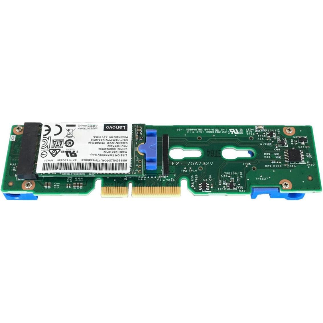 Lenovo DCG ThinkSystem M.2 Enablement Kit, Server Zubehör, Grün