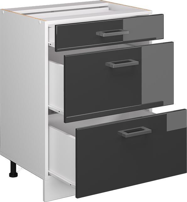 Produktbild Vicco R-Line mit Schubladen, AP Eiche (60 x 60 x 81.5 cm)