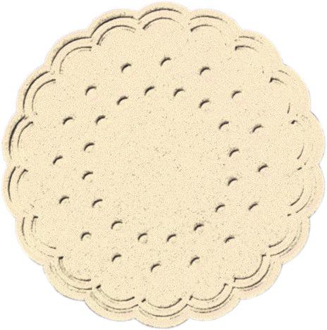 Duni 250 ZELLT.UNTERSETZ. 8LG 7,5CM CREAM (1 x)