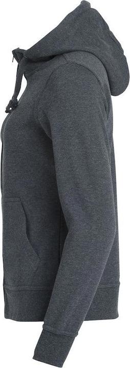 Image du produit Clique Hoodie avec fermeture éclair sur toute la longueur (L)