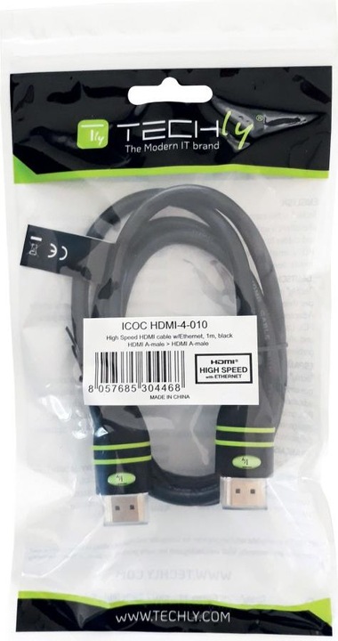 Produktbild Techly HDMI (Typ A) — HDMI (Typ A) (2 m, HDMI)