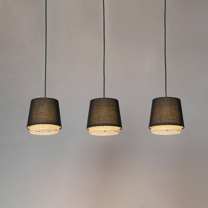 Produktbild Lindby Ananya 3 Pendelleuchte Black (E27)