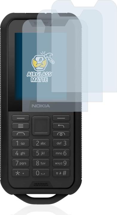 Actual product image BROTECT AirGlass Glass Matte (3 Piece, Nokia 800 Tough)