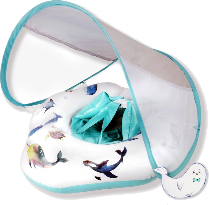 Activity Board Anello per il nuoto per bambini unico nel suo genere con motivi dipinti a mano | innovativo ausilio