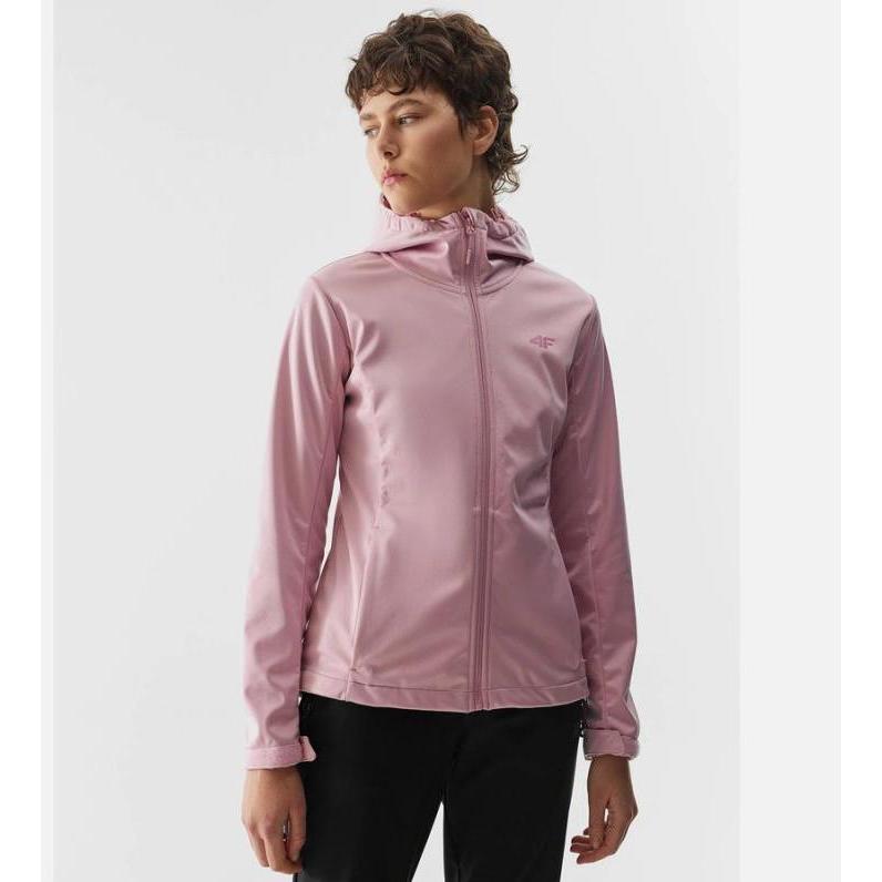 4F, Donne, Giacche da esterno, Kurtka damska softshell F215 jasny róż 4FWSS24TSOFF215 56S M (M), Pink, M