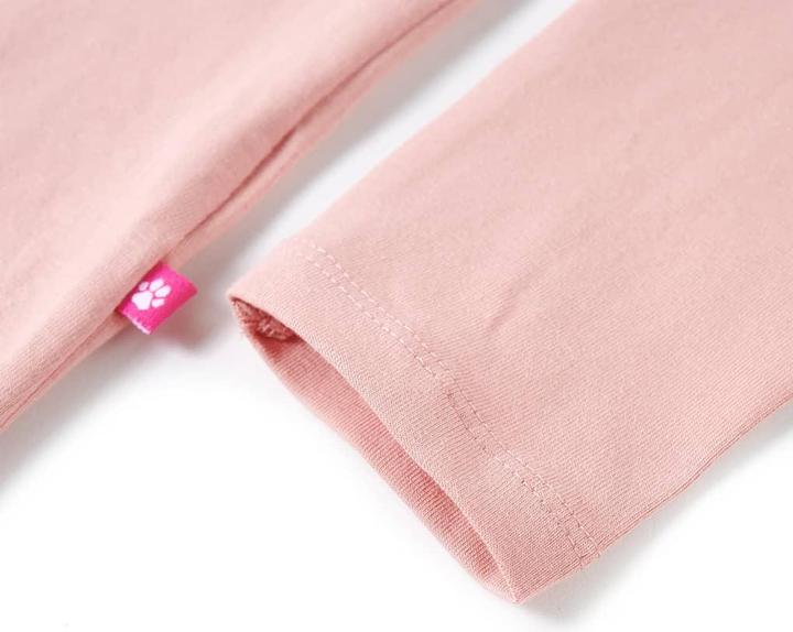 Produktbild VidaXL Kinder-Langarmshirt Hellrosa 140,Material: 95 % Baumwolle. 5 (140)