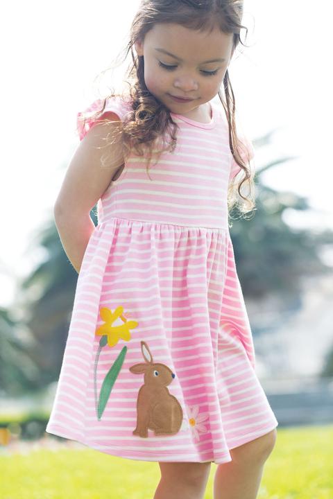 Actual product image Frugi Toddler dress rabbit (98, 92)