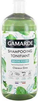 Immagine prodotto Gamarde Shampoo biologico rinvigorente alla menta piperita e acqua termale - 500ml - (500 ml, Shampoo liquido)