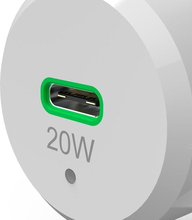 Produktbild Hama Kfz-Ladeset, Lightning, Power Delivery (PD), 20 Watt, Weiss