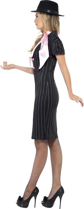 Actual product image Smiffys Womens/Ladies Gangster's Moll Costume Dress (S)
