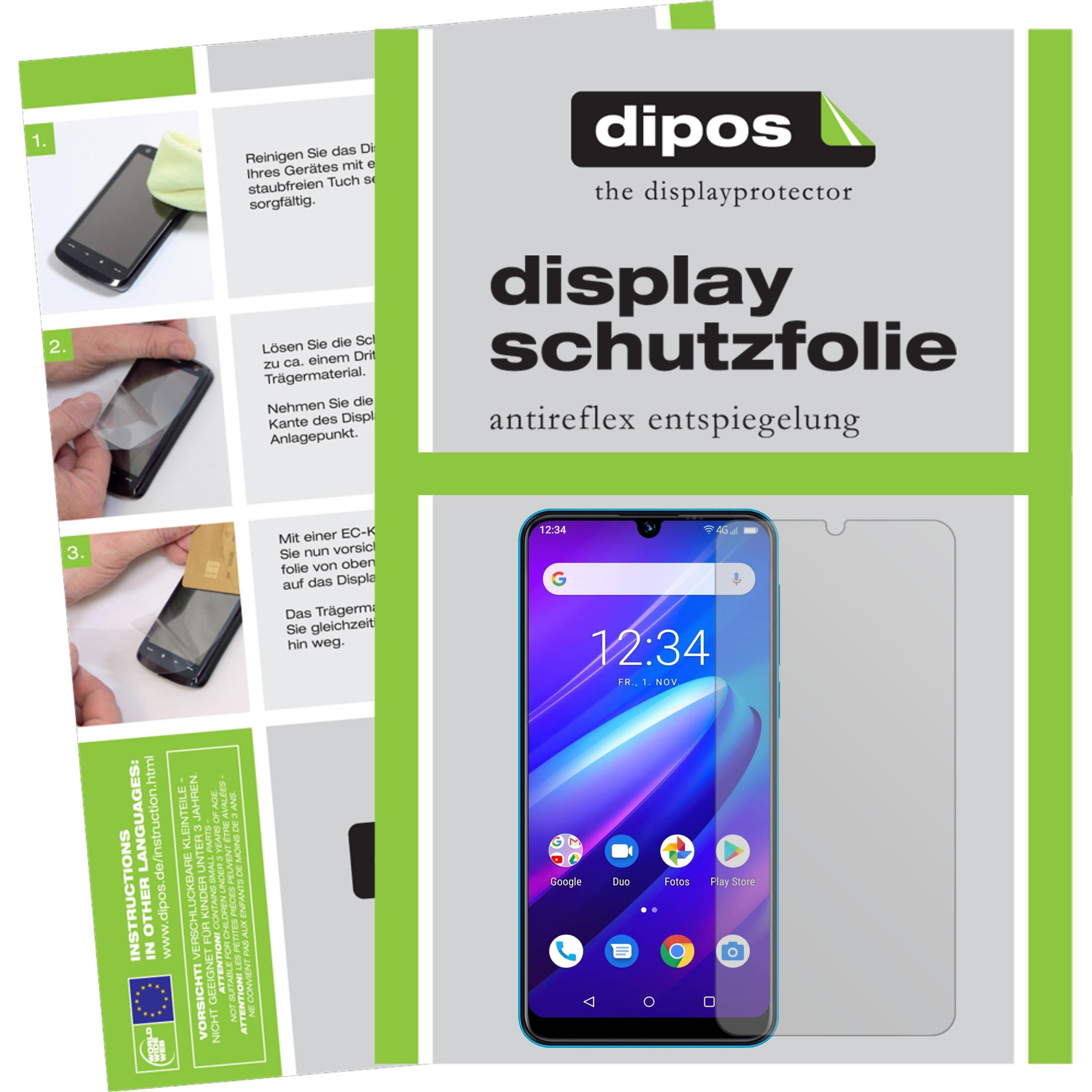 Dipos Displayschutzfolie Antireflex (2 Stück, Beafon M6), Smartphone Schutzfolie, Transparent