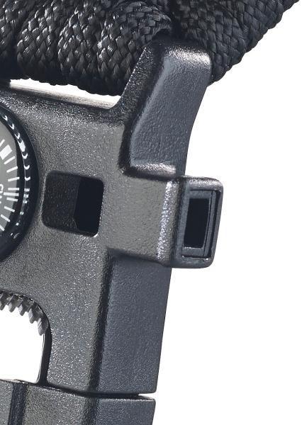 Actual product image Semptec 5-in-1 survival watch with para cord bracelet