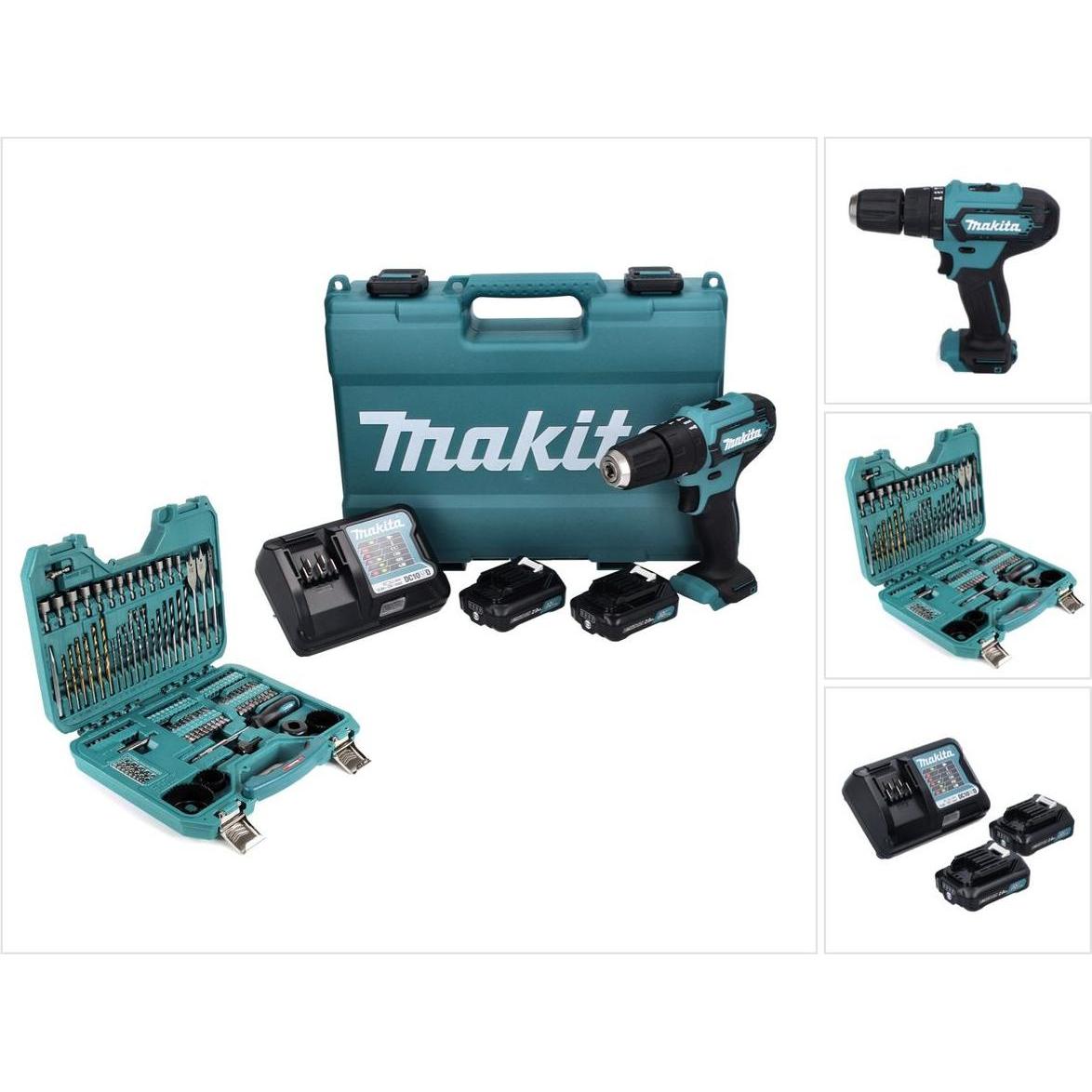Makita, Bohrmaschine + Akkuschrauber, HP 333 DWAE (Akkubetrieb)